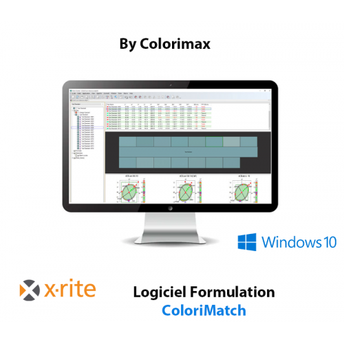 Logiciel de contretypage couleur ColoriMatch Pro